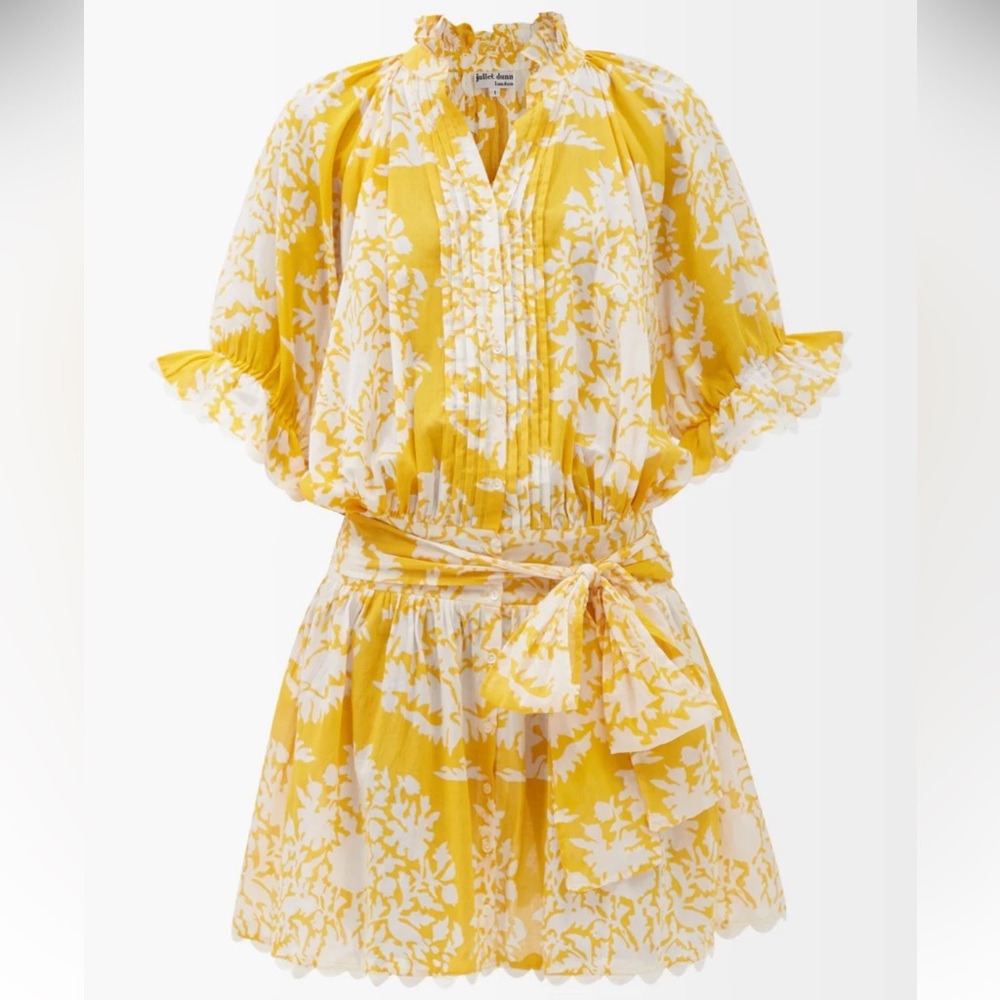 Juliett Dunn Saffron mini dress